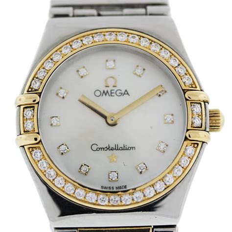 omega watch bezel|omega constellation ladies two tone.